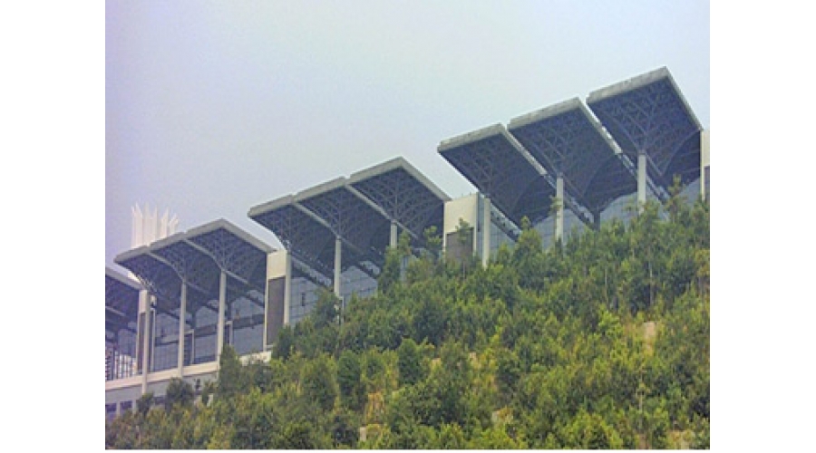 南寧國(guó)際會(huì)展中心鋼桁架焊縫無(wú)損檢測(cè)