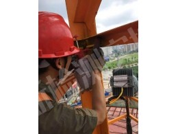 廣西欽州浦北，奧園廣場(chǎng)塔吊焊縫檢測(cè)，磁粉探傷