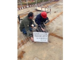 云南，紅河州建水至元陽高速公路土建工程，螞蝗塘匝道鋼箱梁焊縫檢測現(xiàn)場作業(yè)