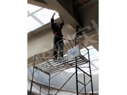 南寧五象新區(qū)核心區(qū)商務(wù)街項(xiàng)目防火涂層厚度檢測