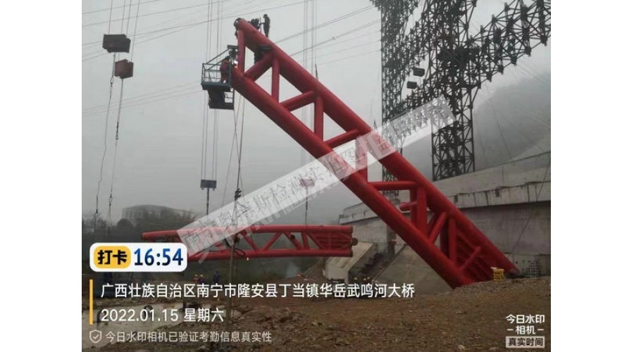 廣西南寧市隆安縣丁當(dāng)鎮(zhèn)華岳武鳴河大橋橋梁檢測